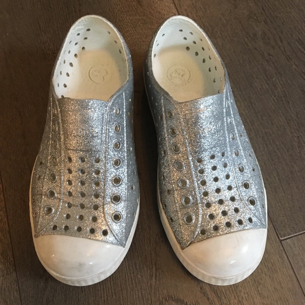 Natives, Jefferson Metallic, Silver, size 12